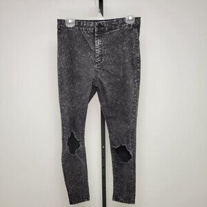 Cotton On High  Rise Distressed Jeggings